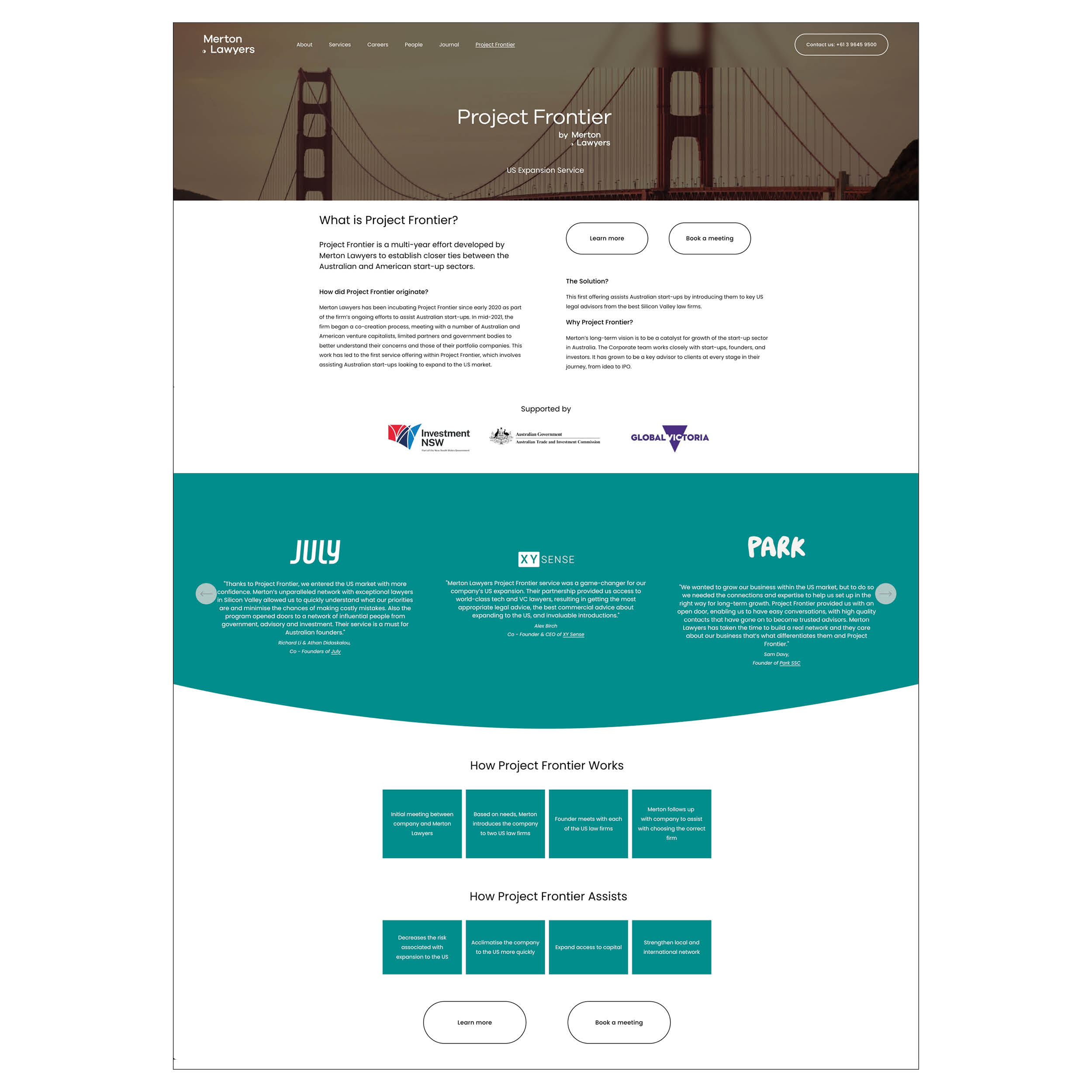 Merton Lawyers Web Page Design